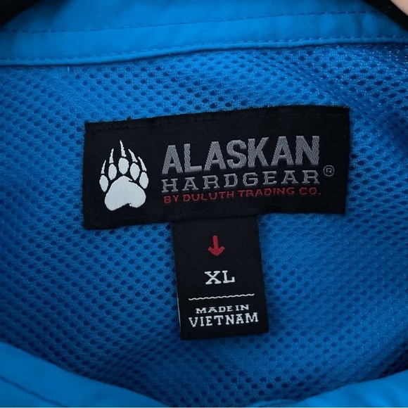Alaskan Hardgear by Duluth Trading Co. XL Blue Button-Up Shirt Outdoor/Utility - Picture 10 of 16